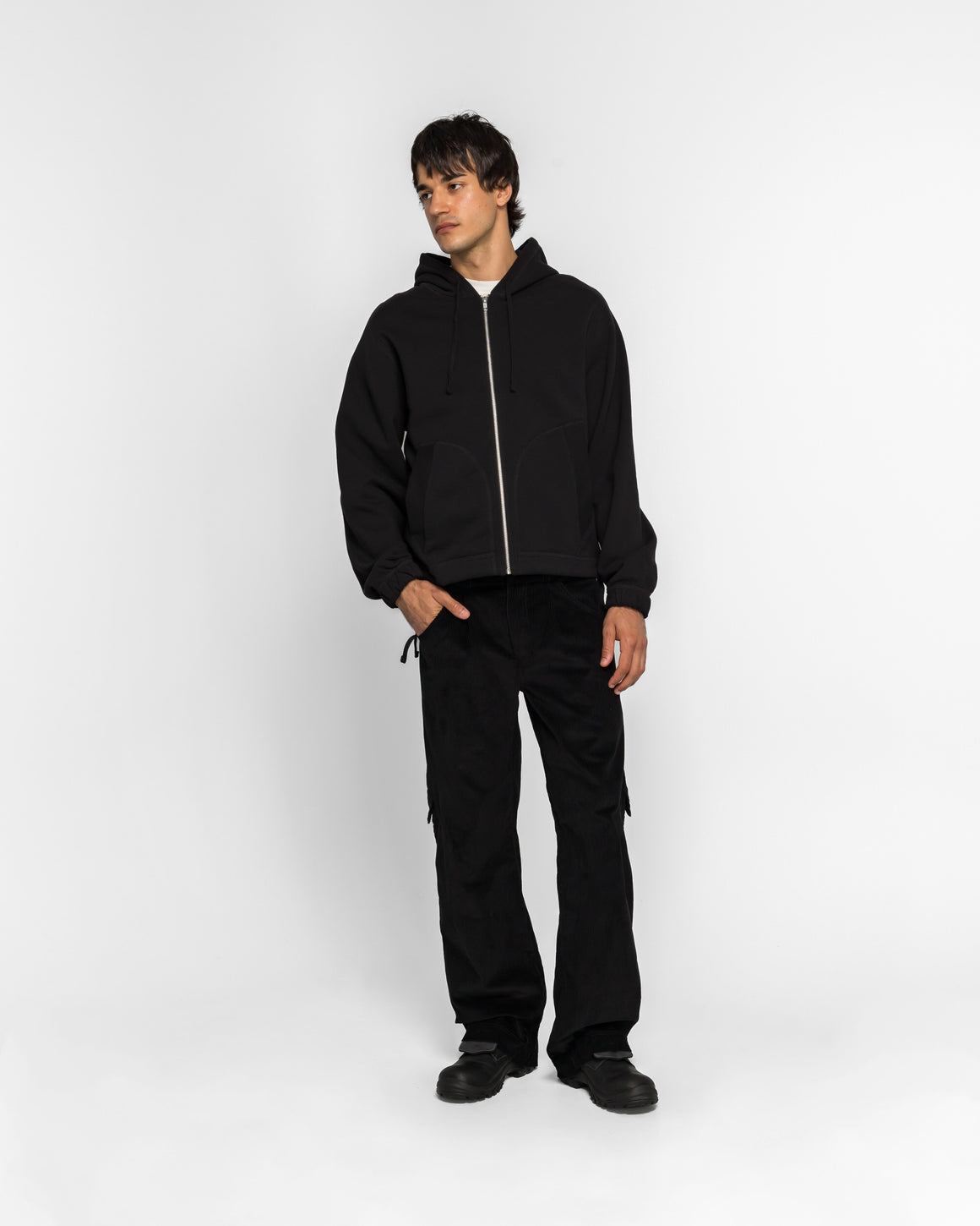Colin Meredith - Tumble Cargo Pant - Black - UP THERE