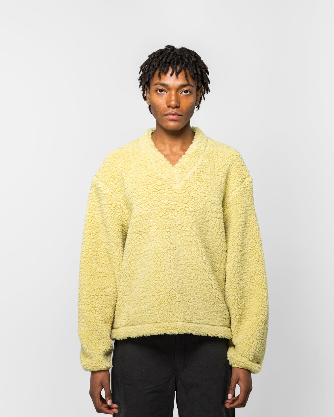 Colin Meredith - V-Smock Fleece - Lichen - UP THERE