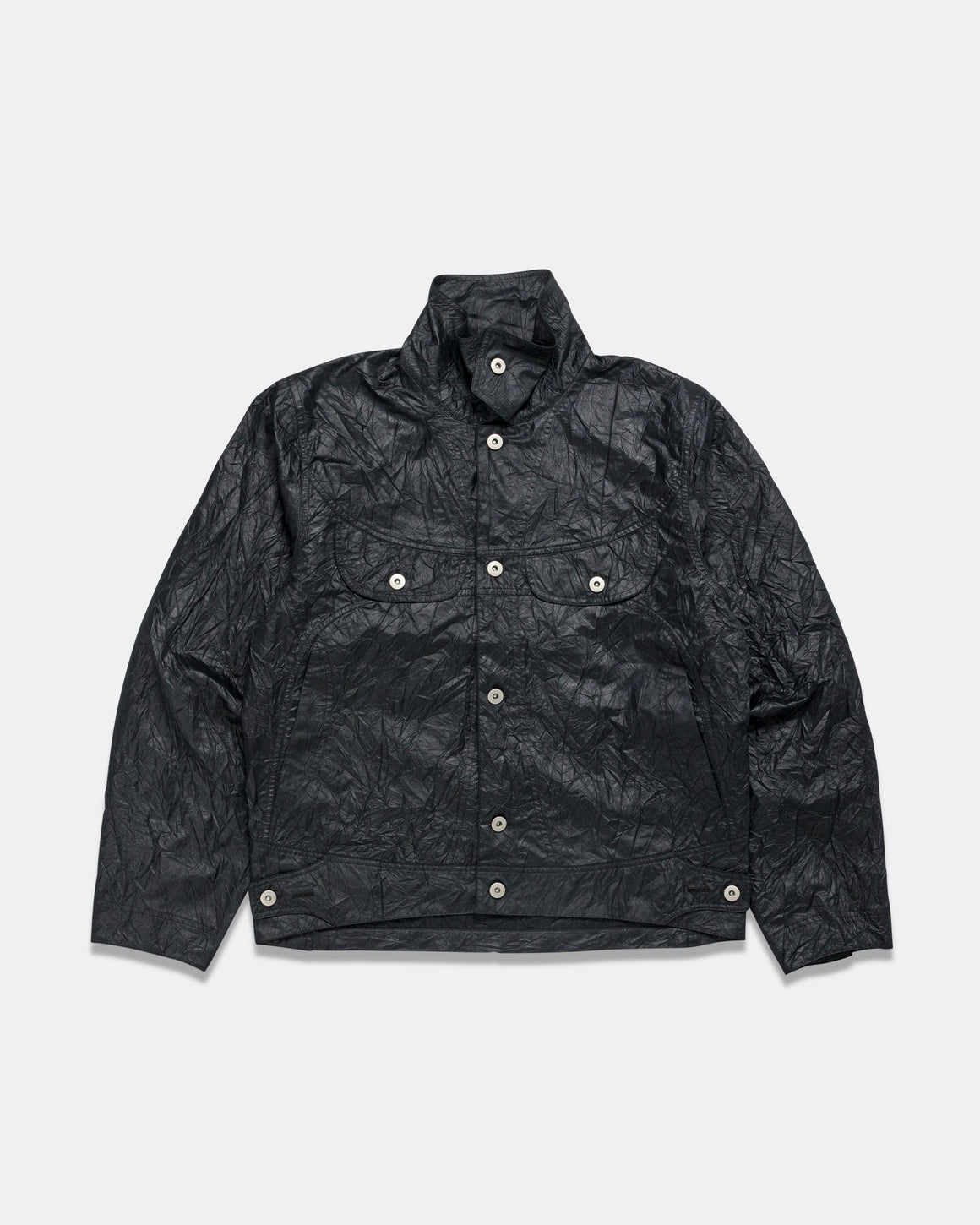 Colin Meredith - Wrinkle Welder Button Jacket - Black - UP THERE
