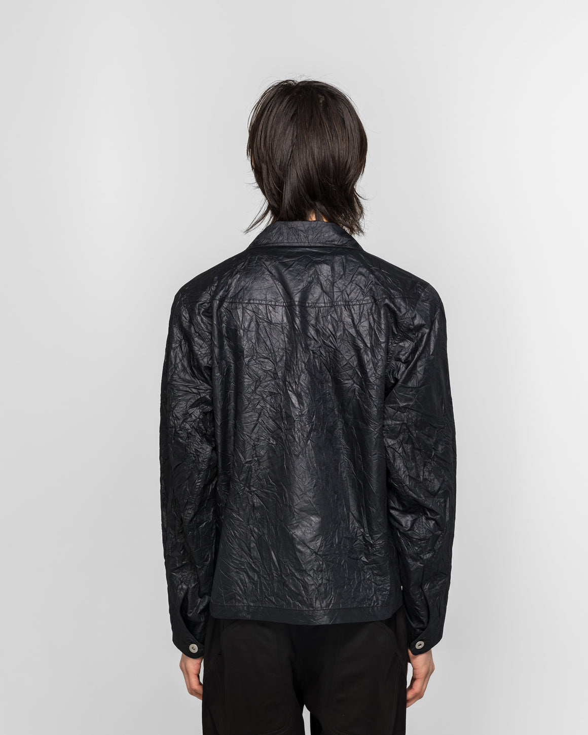 Colin Meredith - Wrinkle Welder Button Jacket - Black - UP THERE