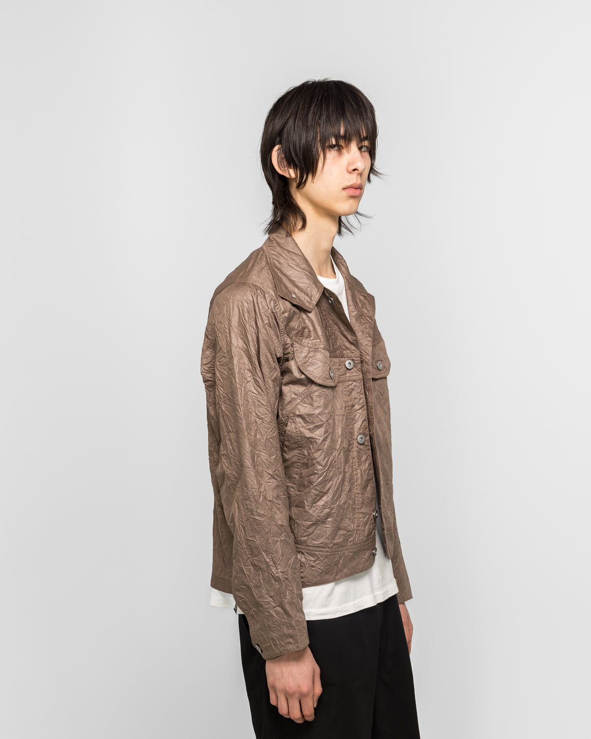 Colin Meredith - Wrinkle Welder Button Jacket - Copper - UP THERE