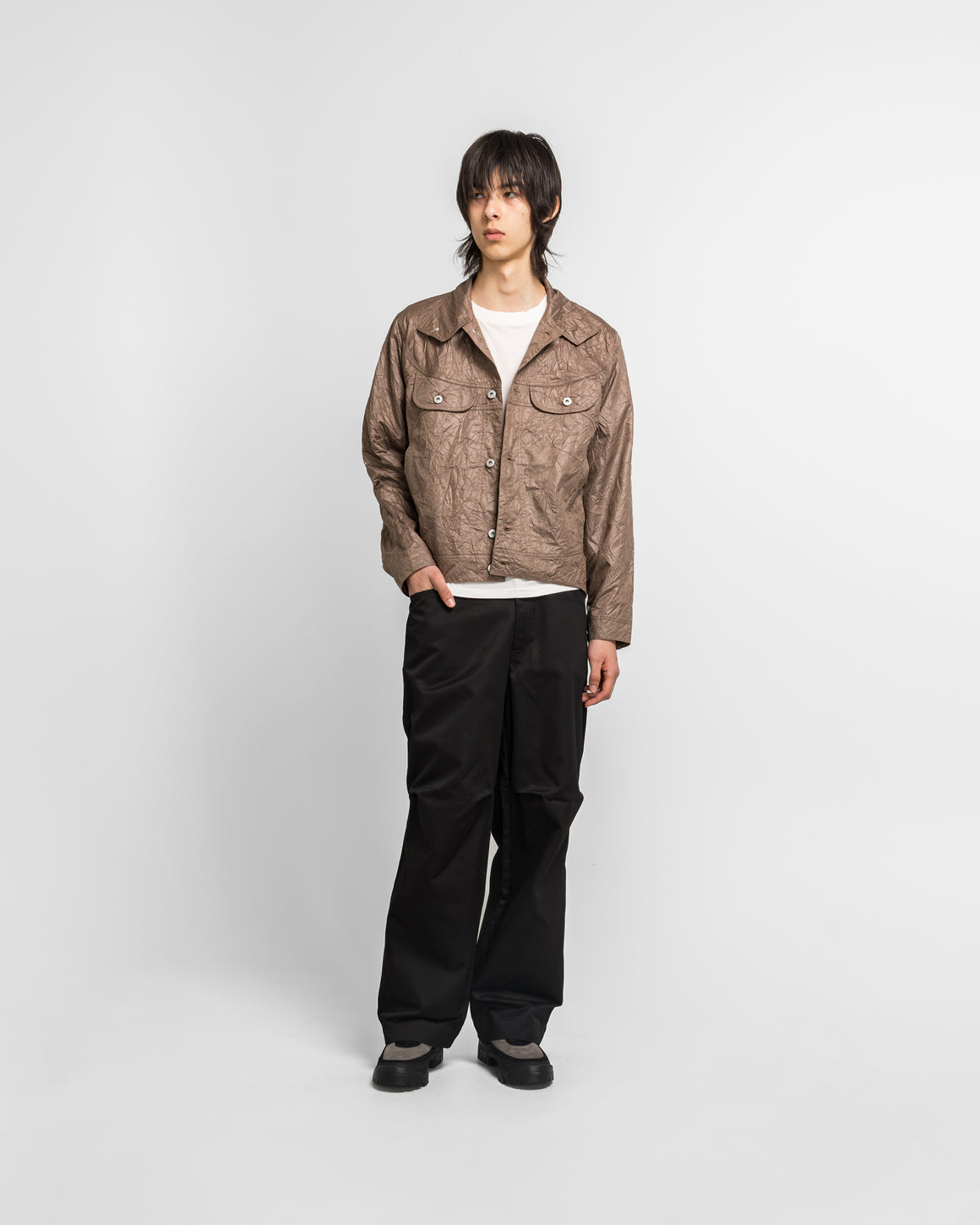 Colin Meredith - Wrinkle Welder Button Jacket - Copper - UP THERE