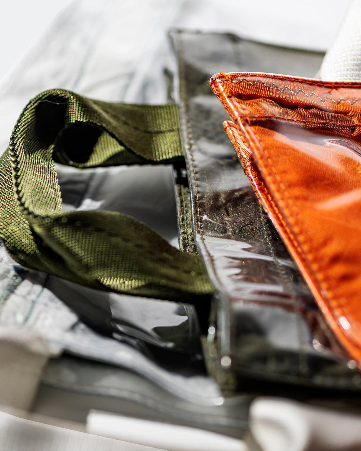 PUEBCO - Covered Parachute Shoulder Bag - Orange - UP THERE