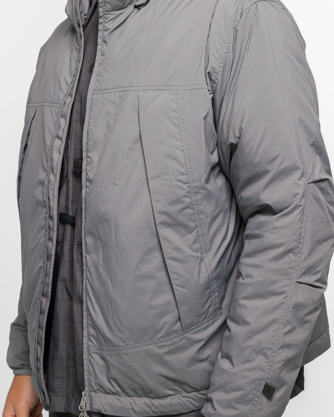 Daiwa Pier39 - Tech 2WAY Field Inner Down Jacket - Light Grey - UP THERE