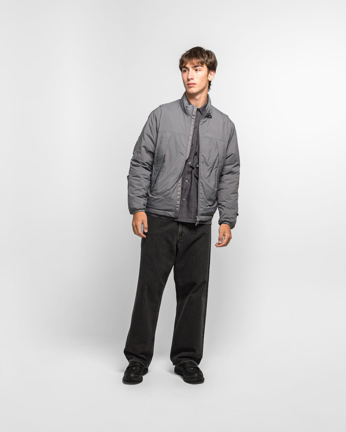 Daiwa Pier39 - Tech 2WAY Field Inner Down Jacket - Light Grey - UP THERE