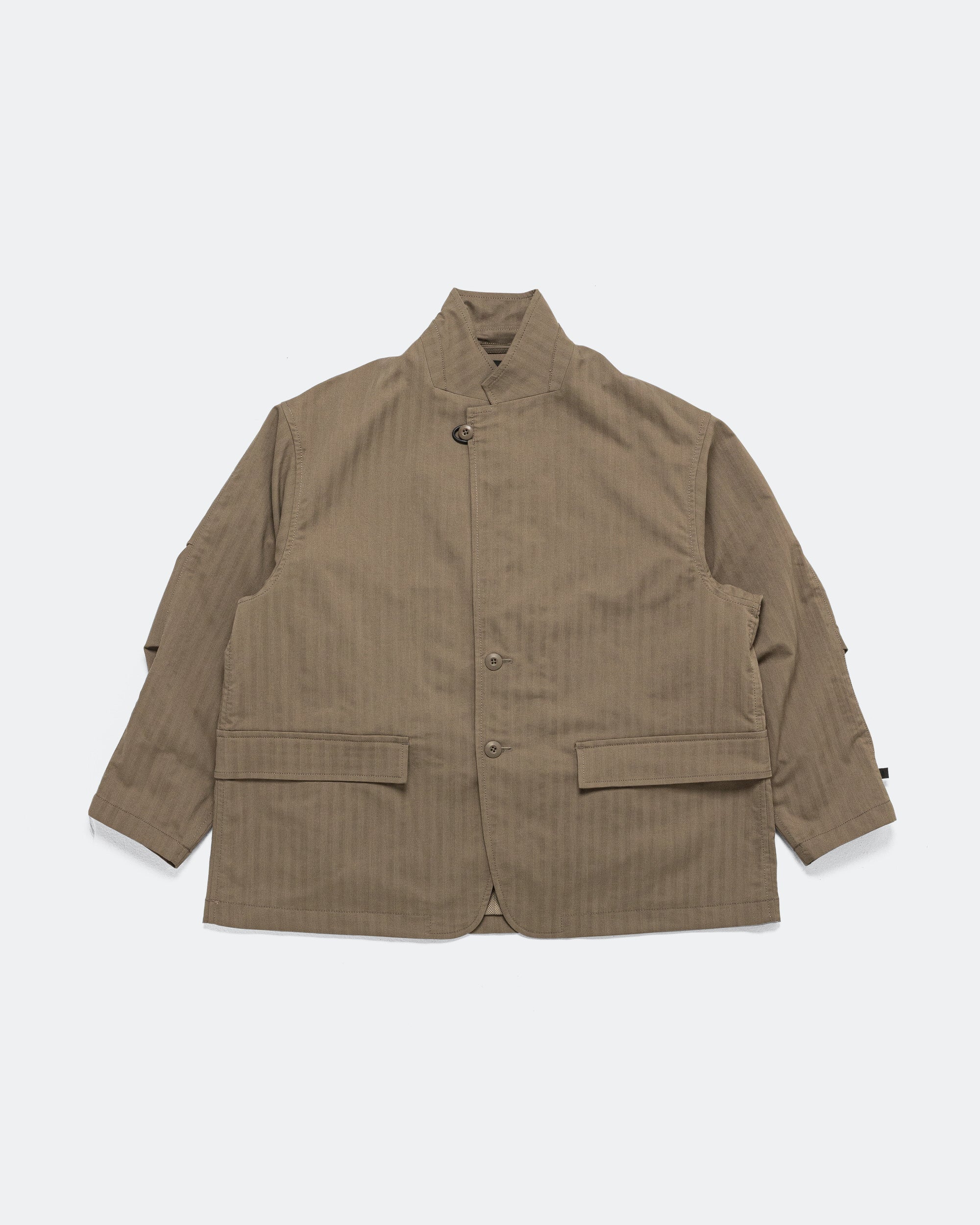 Daiwa Pier39 - Tech Loose 2B Jacket Herringbone - Sage Gray | UP THERE