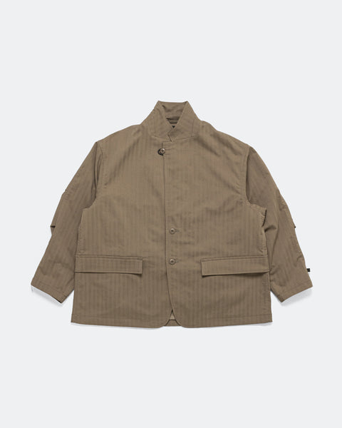 Daiwa Pier39 - Tech Loose 2B Jacket Herringbone - Sage Gray | UP THERE