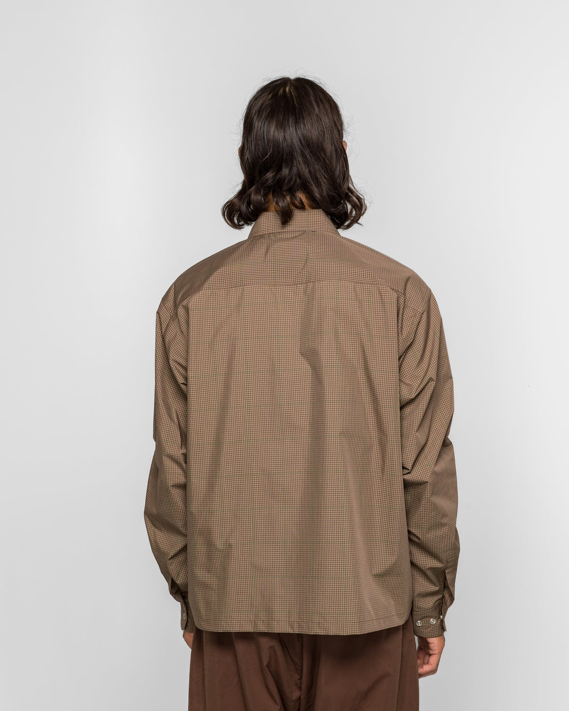 Daiwa Pier39 - Tech Multi Fishing Pocket Shirt LS - Brown Gray - UP THERE