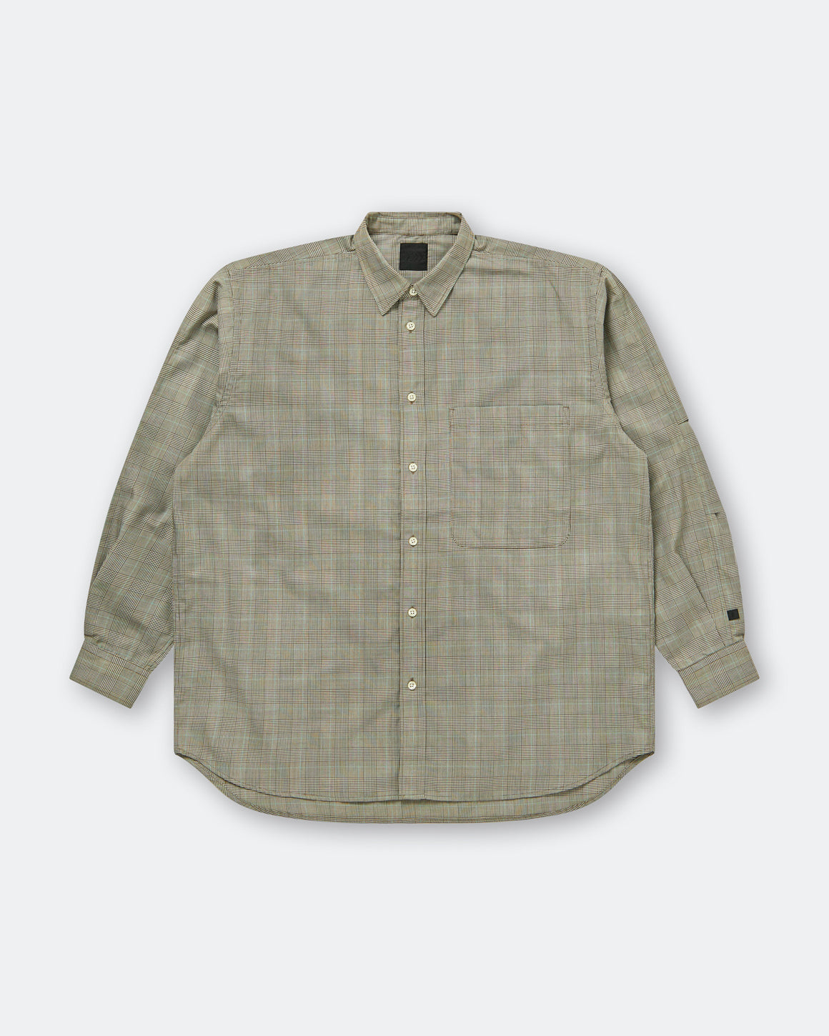 Daiwa Pier39 - Tech REGULARSHIRT L/S - Glen Check Beige - UP THERE