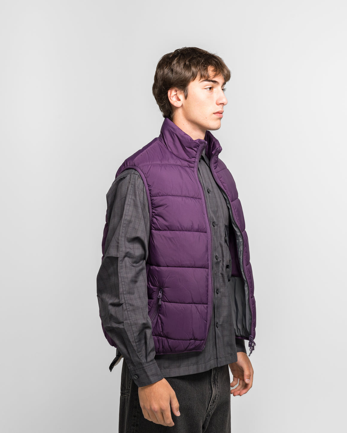 Daiwa Pier39 - Tech Reversible CLIMBERSPUFF Vest - Purple - UP THERE