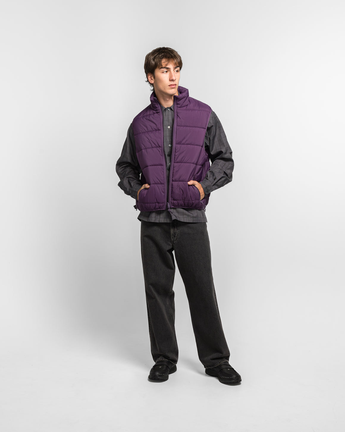 Daiwa Pier39 - Tech Reversible CLIMBERSPUFF Vest - Purple - UP THERE