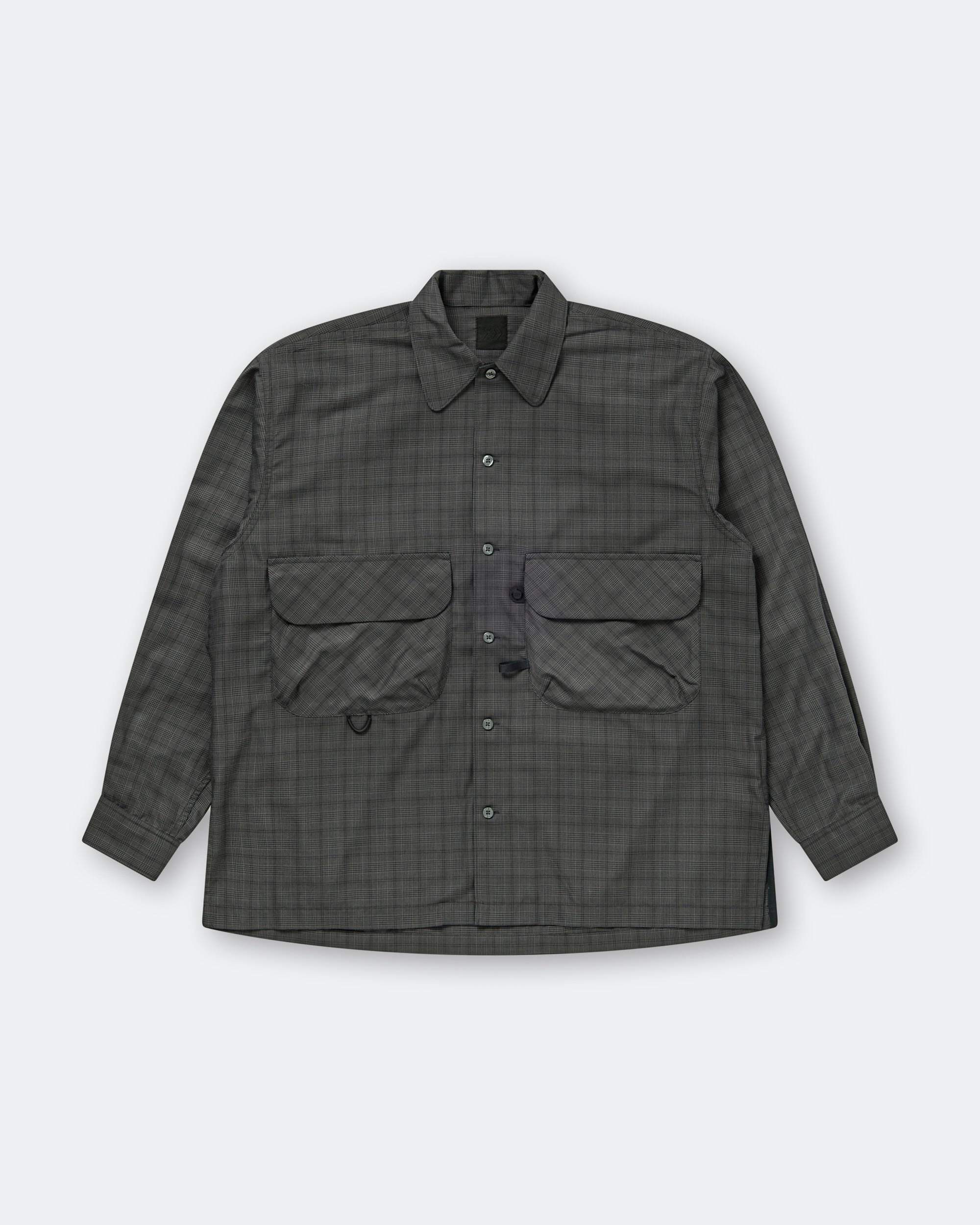 【極美品】DAIWA PIER39 TECH REGULAR SHIRTS S Daiwa Pier39 - Tech Sports Open Collar Shirt L/S - Nova Check