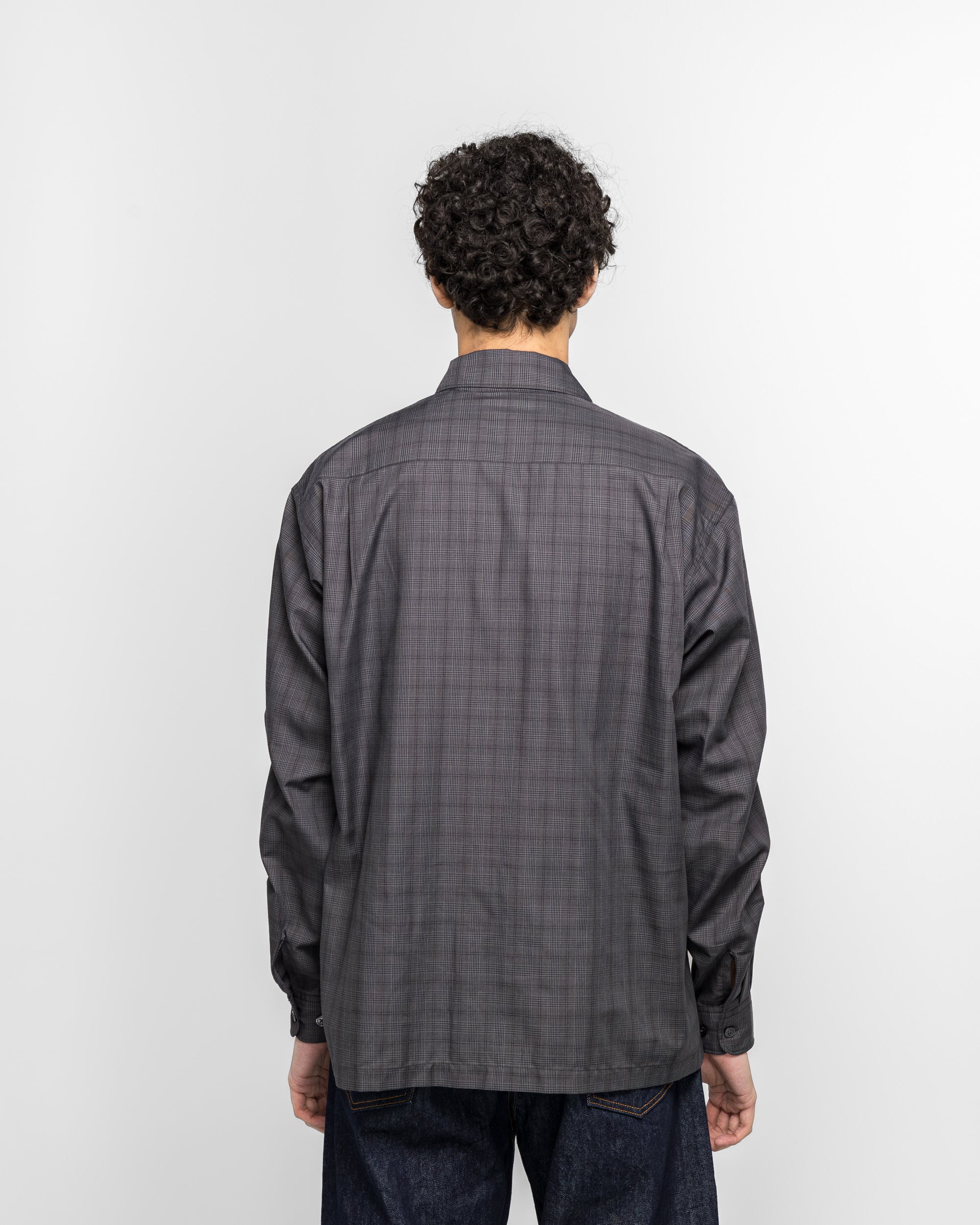 Daiwa Pier39 - Tech Sports Open Collar Shirt L/S - Nova Check