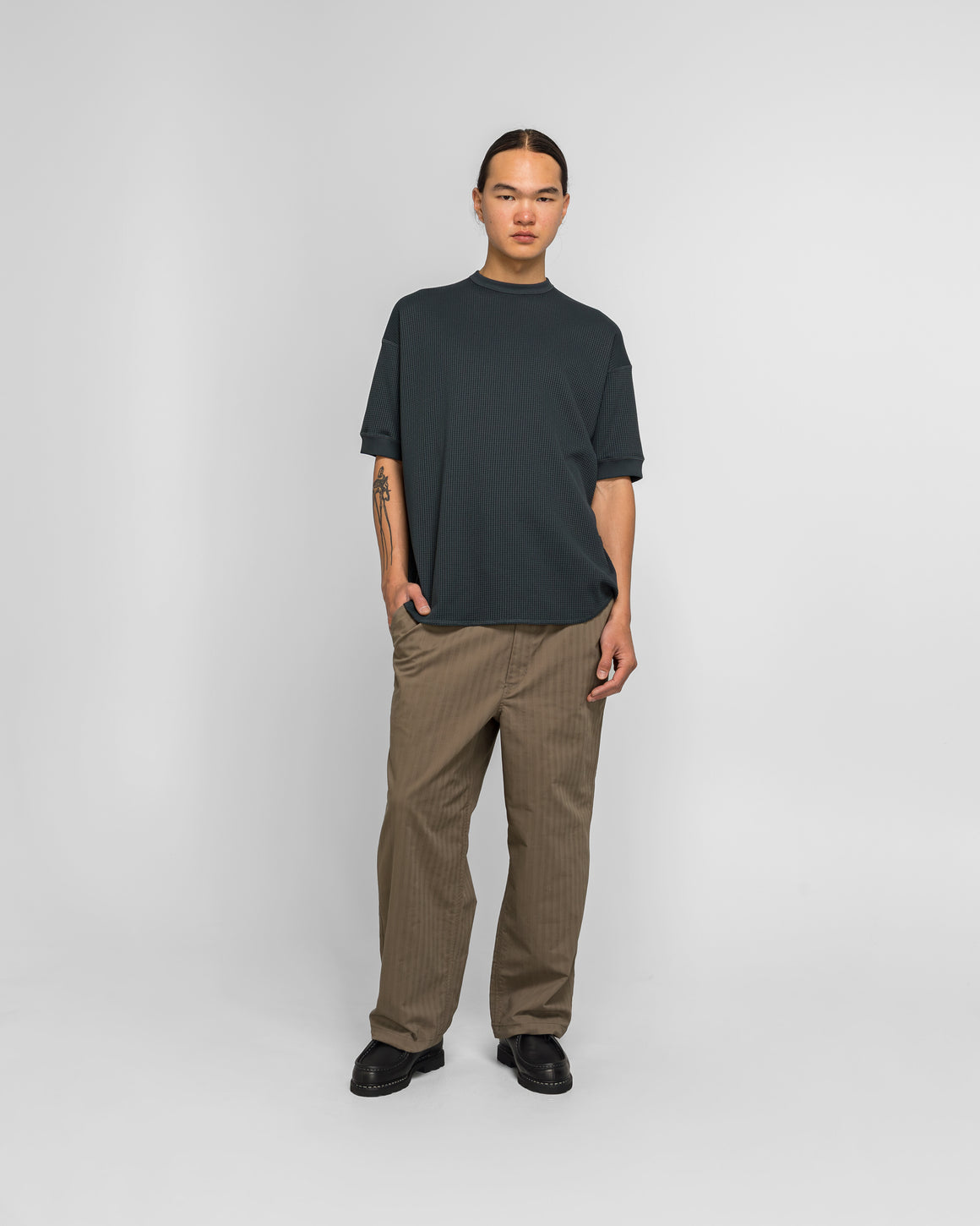 Daiwa Pier39 - Tech Thermal Crew SS - Ink Black - UP THERE