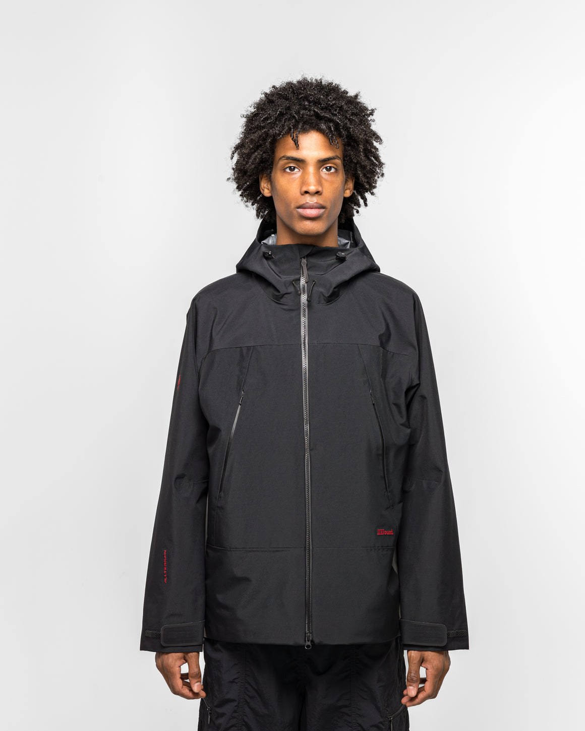 Descente - Hardshell Jacket x JJJJound - Black - UP THERE
