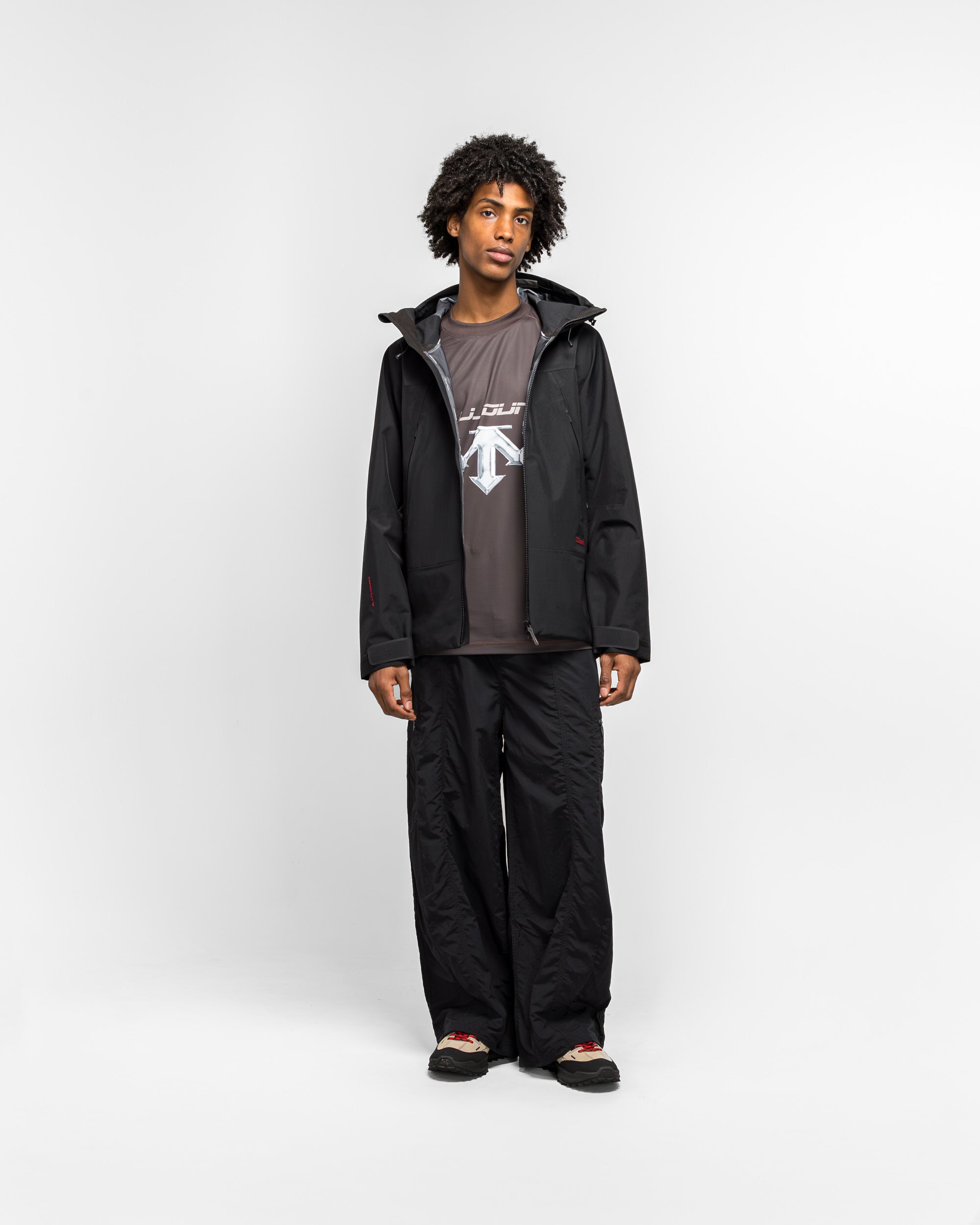Descente - Hardshell Jacket x JJJJound - Black | UP THERE