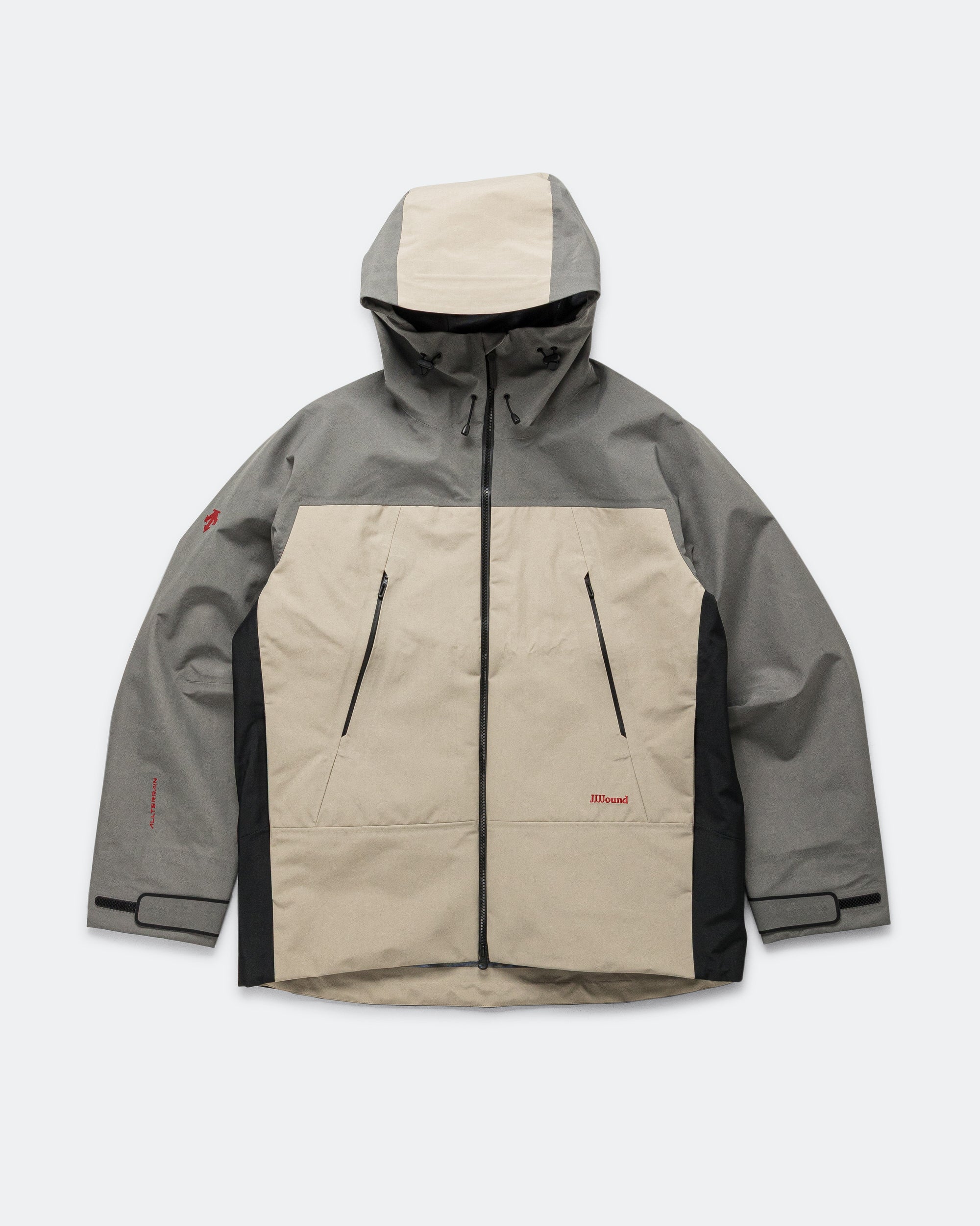 Descente - Hardshell Jacket x JJJJound - Vintage Khaki | UP THERE