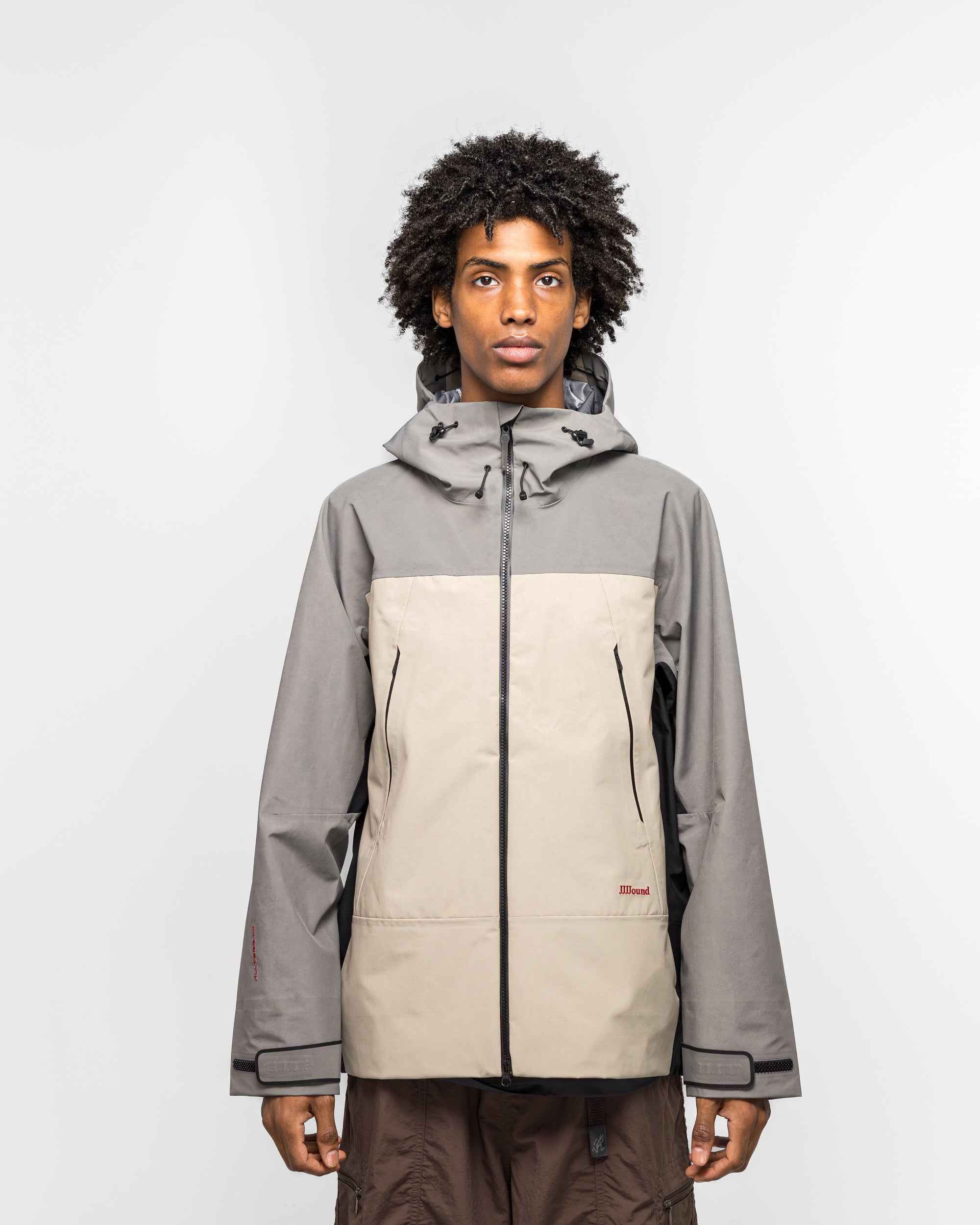 Descente - Hardshell Jacket x JJJJound - Vintage Khaki | UP THERE