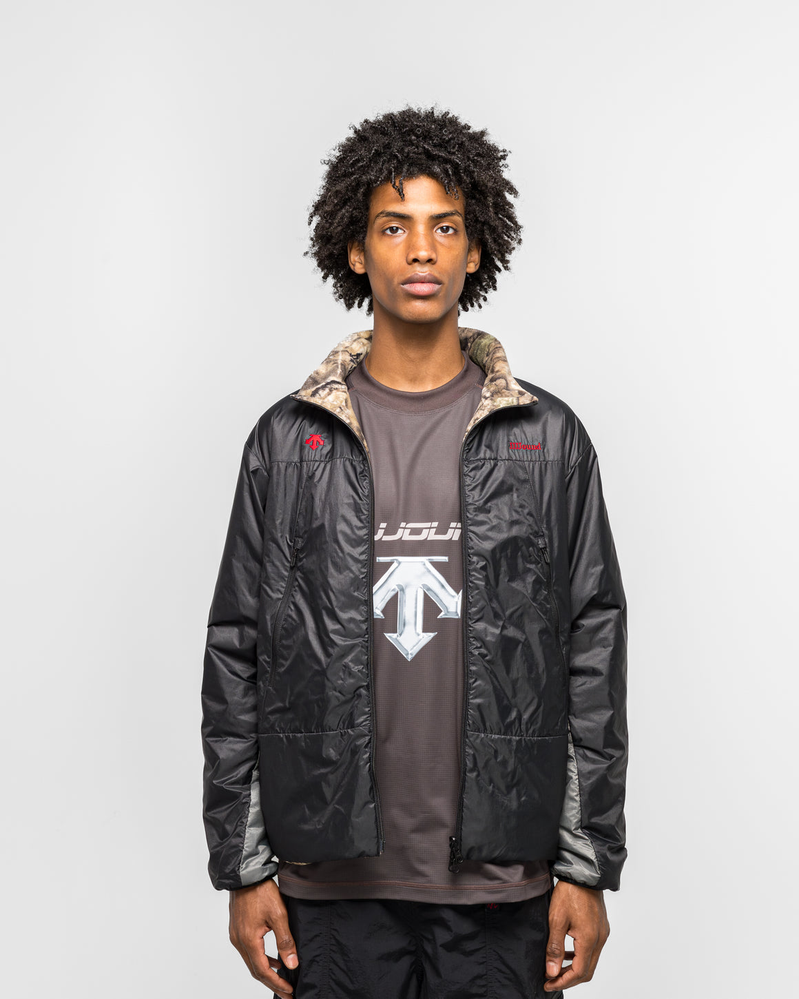 Descente - Reversible Jacket x JJJJound - Black - UP THERE