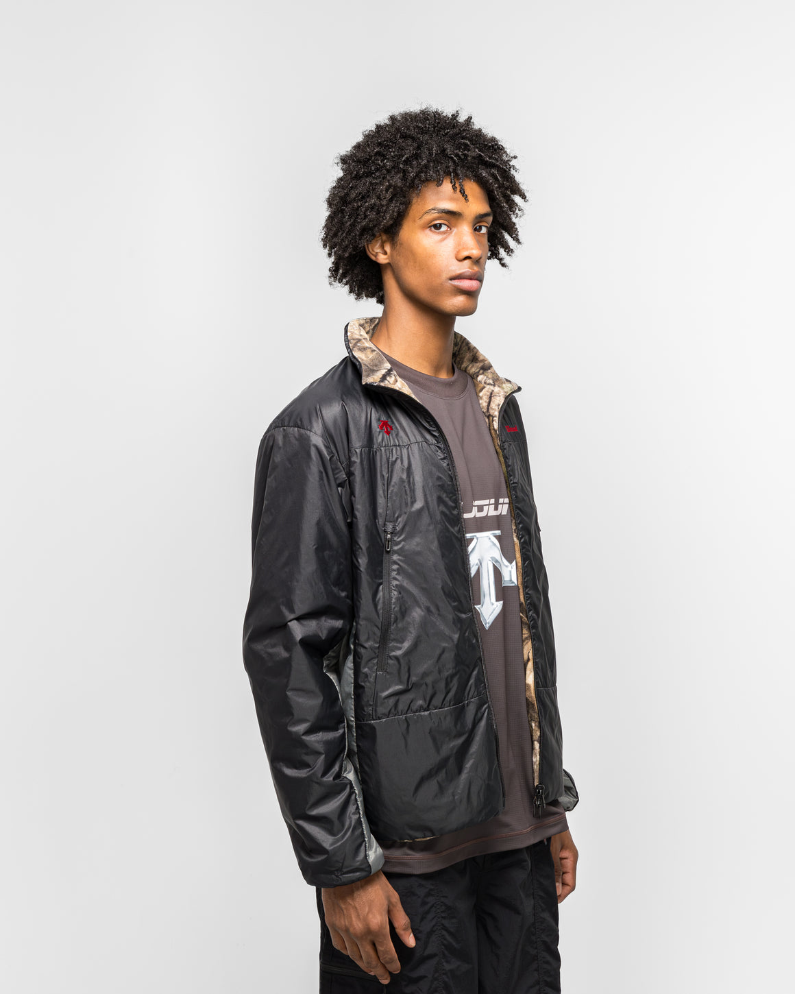 Descente - Reversible Jacket x JJJJound - Black - UP THERE