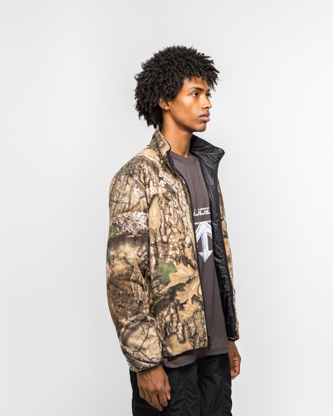 Descente - Reversible Jacket x JJJJound - Black - UP THERE