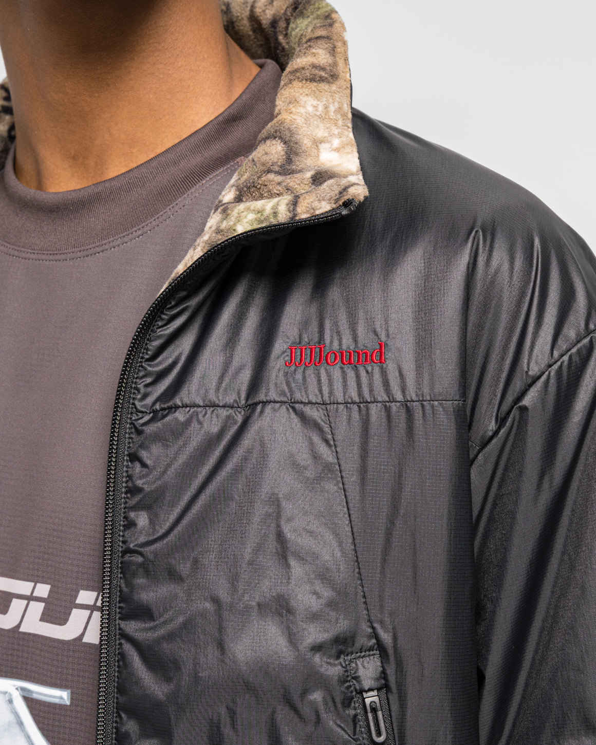 Descente - Reversible Jacket x JJJJound - Black - UP THERE