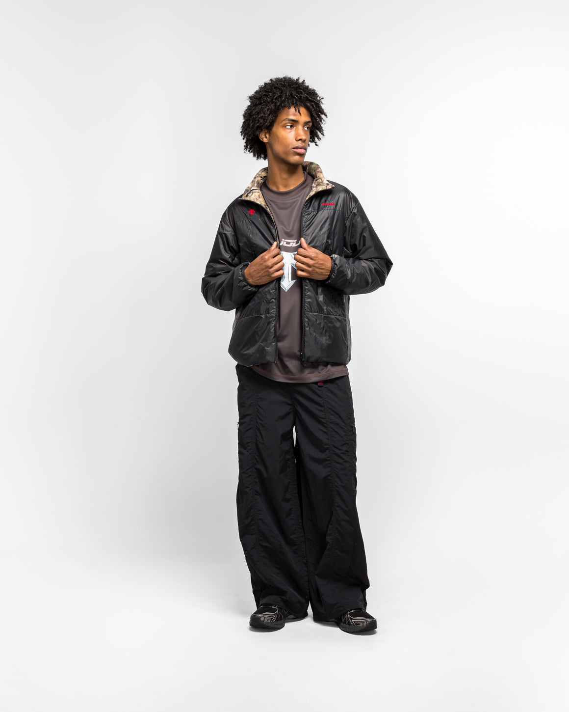 Descente - Reversible Jacket x JJJJound - Black - UP THERE