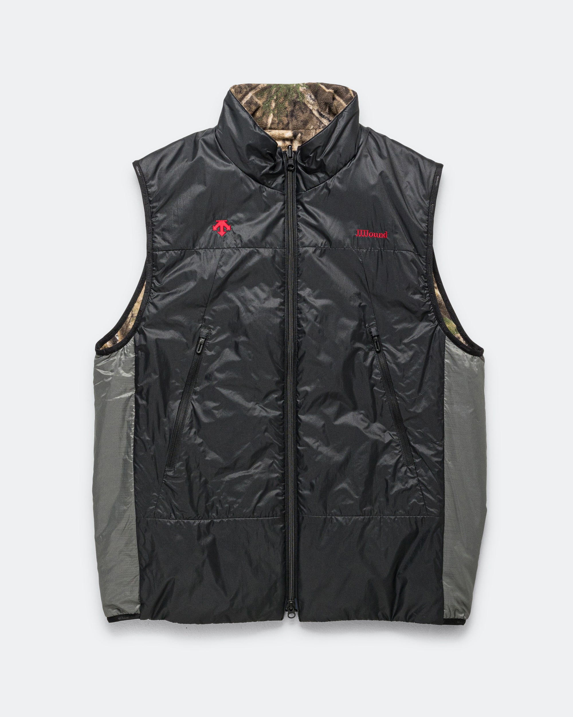 Descente - Reversible Vest x JJJJound - Black | UP THERE