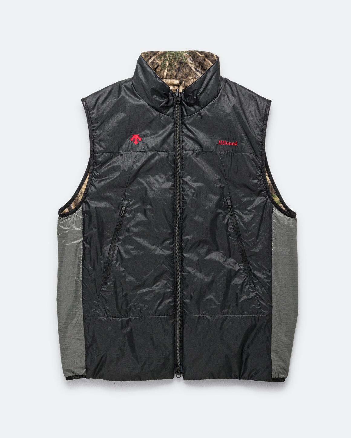 Descente - Reversible Vest x JJJJound - Black - UP THERE