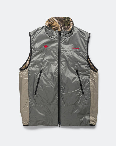 DESCENTE × JJJJound Insulated Vest ジョウンド JJJJound Descente Reversible Vest - Black/Charcoal
