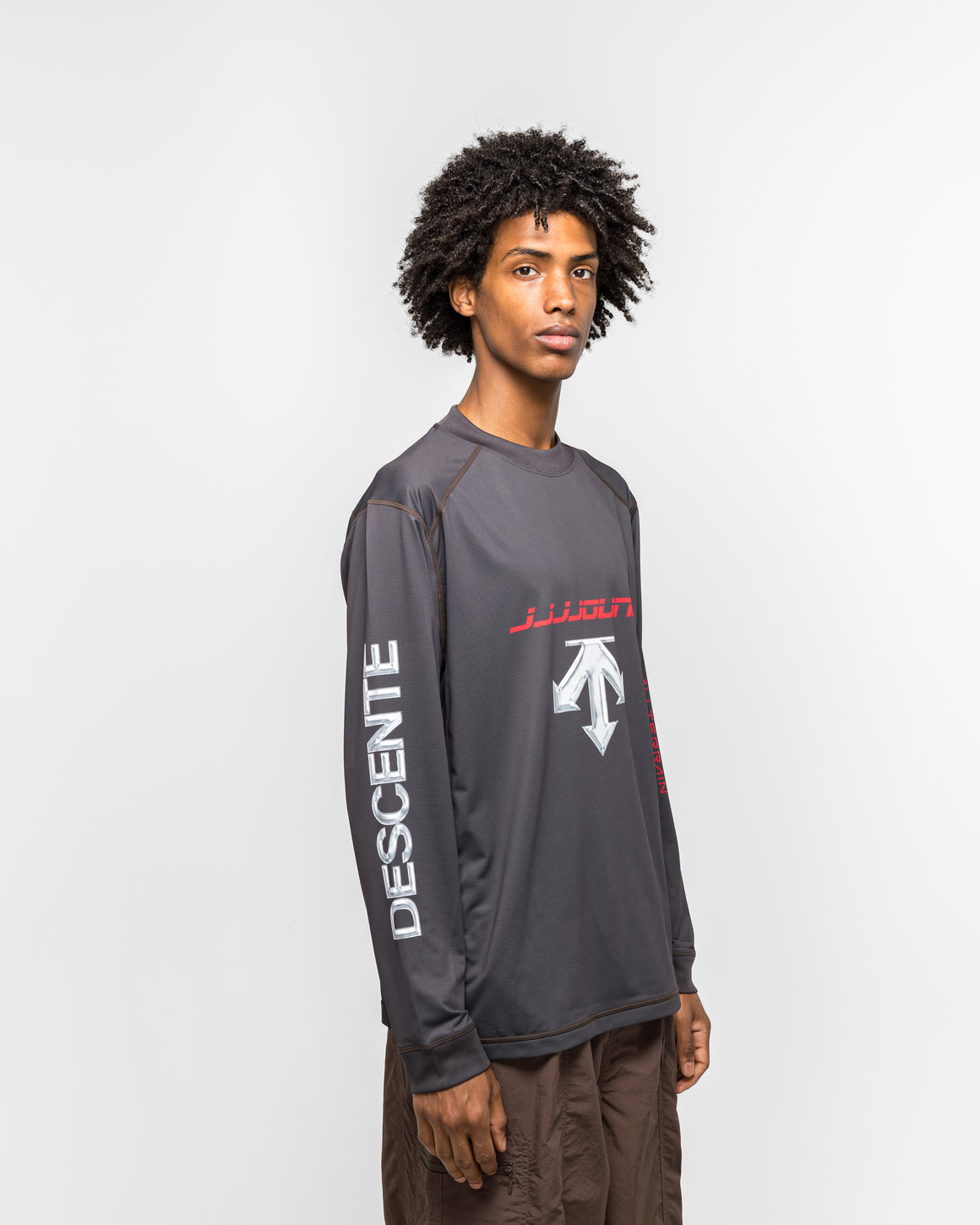 Descente - Warm Up Shirt x JJJJound - Raven - UP THERE