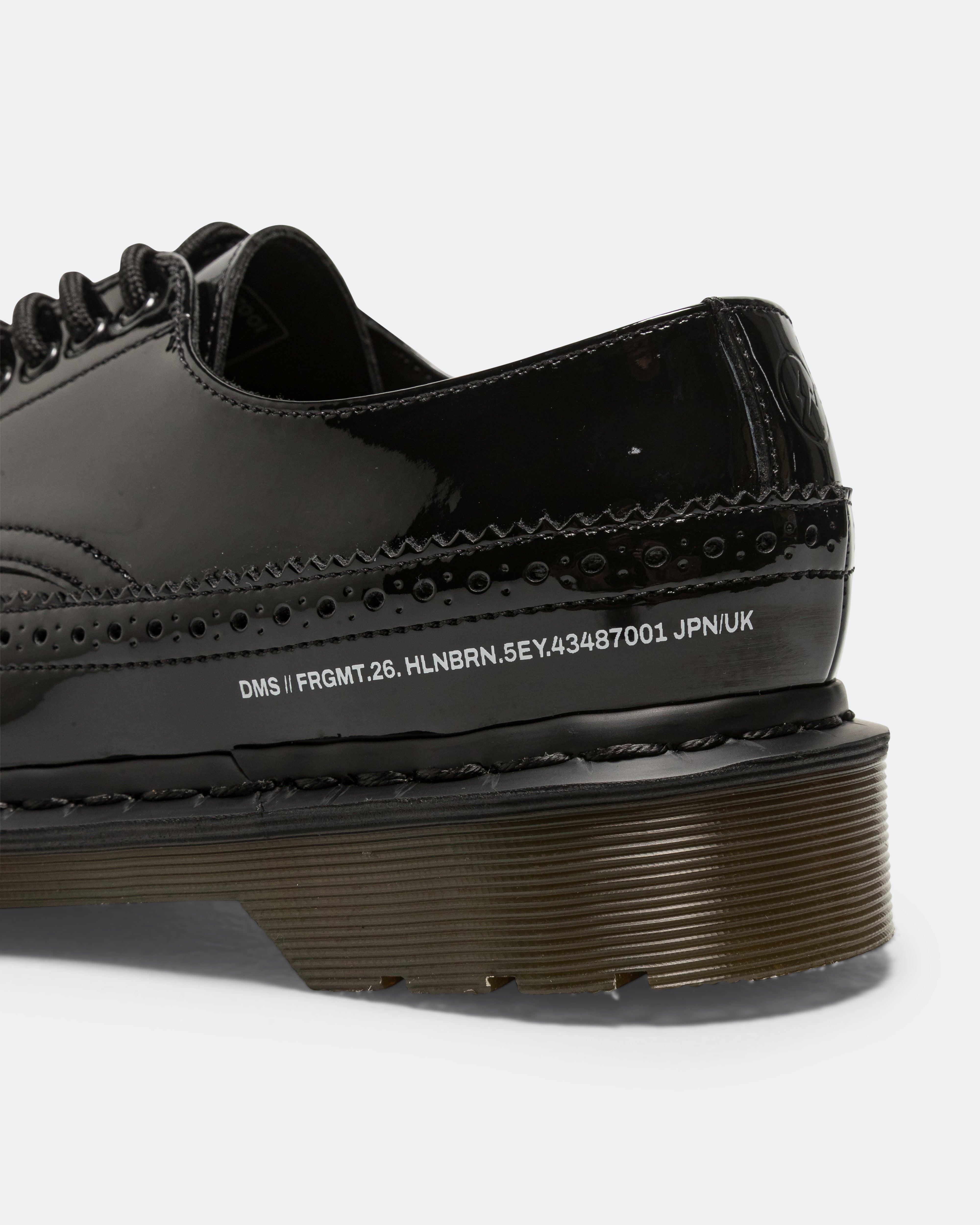 Dr. Martens - Hollingborn Brogue x Fragment - Black Patent Lamper