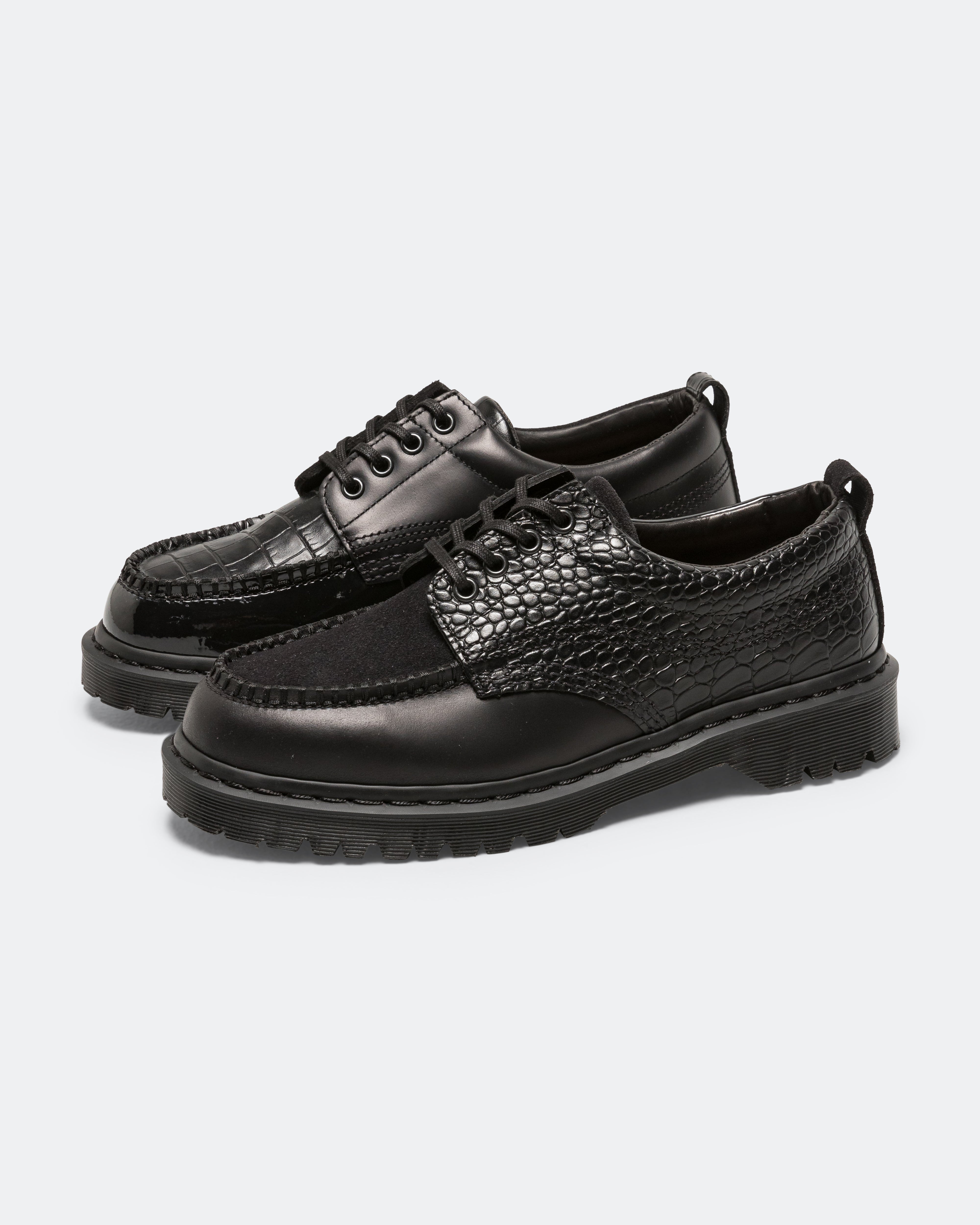 Dr. Martens - Lowell Shoe x Beams - Black/Orleans | UP THERE