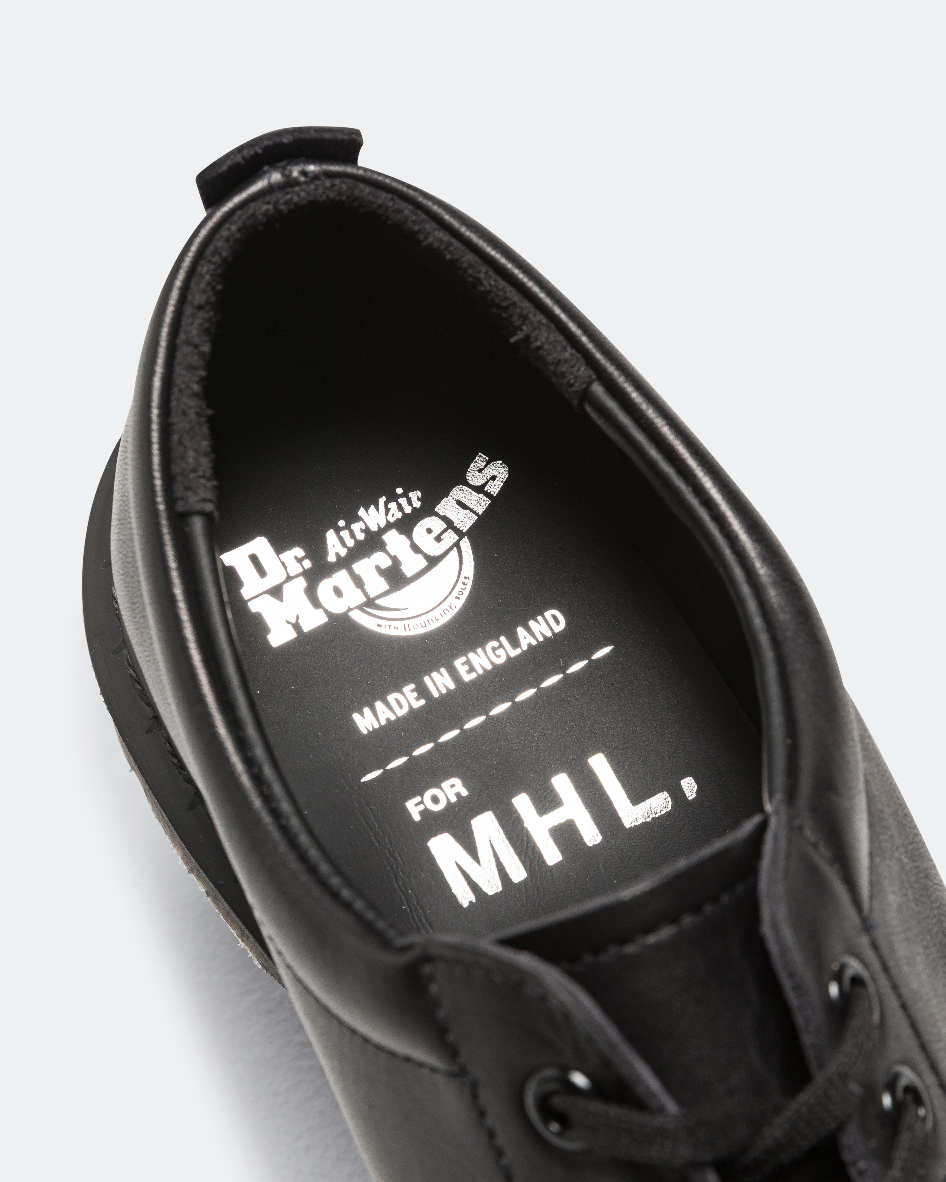 Dr. Martens - 1461 x MHL. - Black Grained Oil | UP THERE