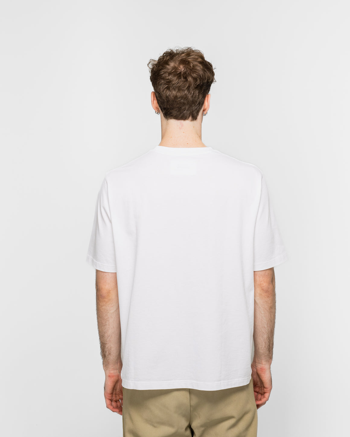 Dudley Coppice - 100% Natural T-Shirt - White - UP THERE