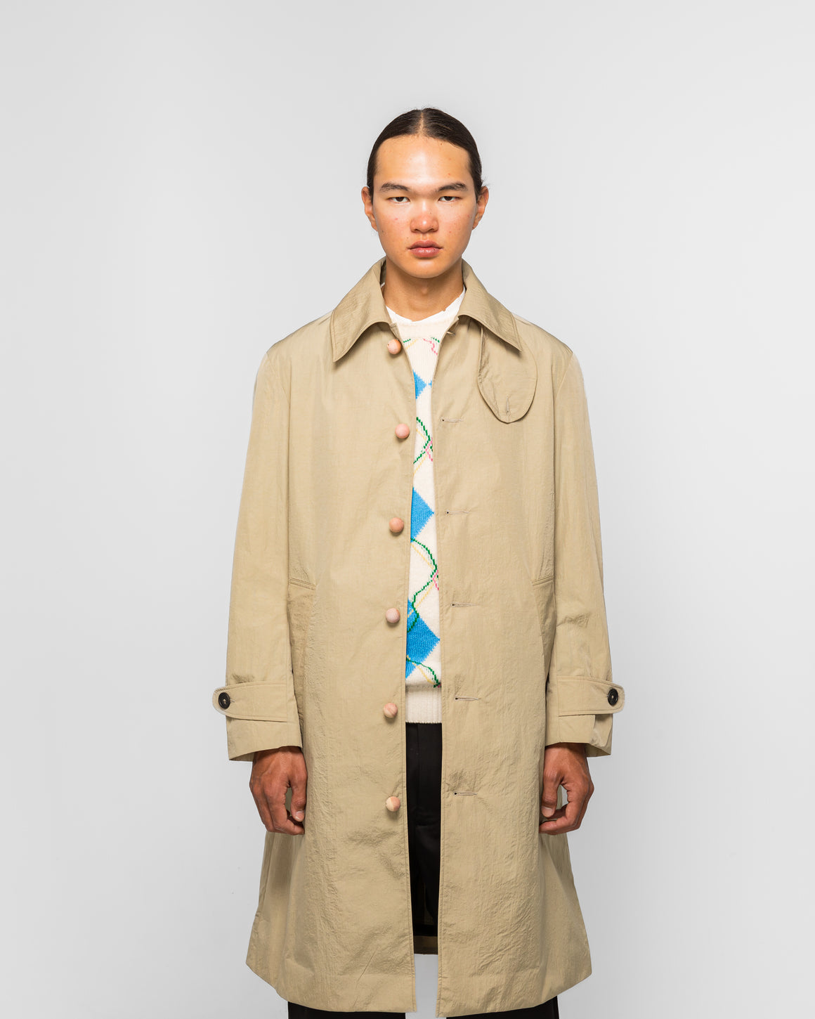 Dudley Coppice - Courtyard Coat - Sandstone Taffeta - UP THERE