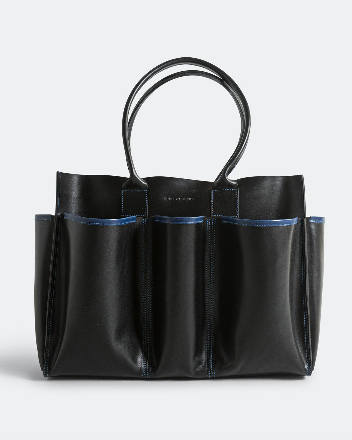 Dudley Coppice - Garderners Bag - Black Leather - UP THERE