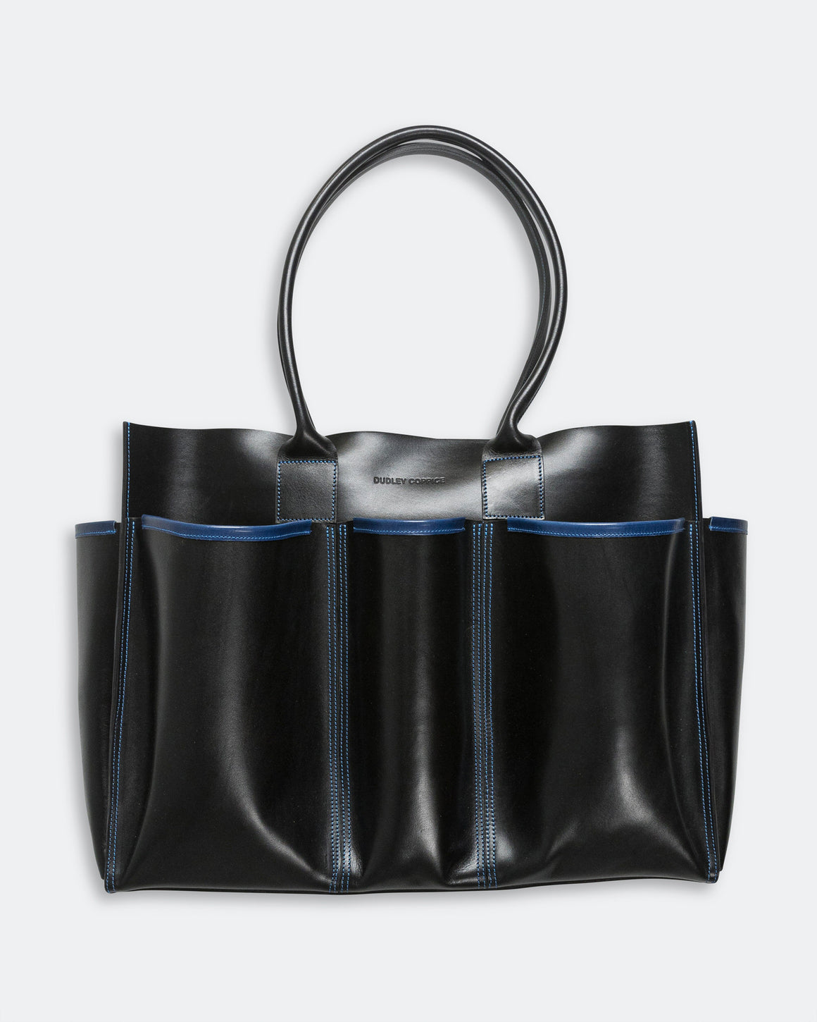 Dudley Coppice - Garderners Bag - Black Leather - UP THERE