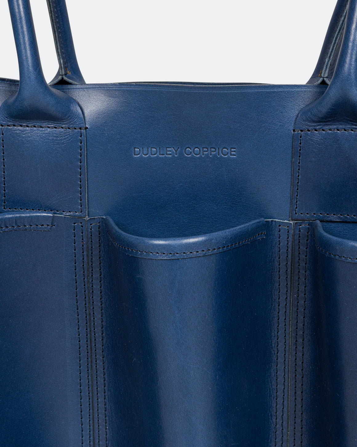 Dudley Coppice - Gardeners Bag - Greek Blue - UP THERE