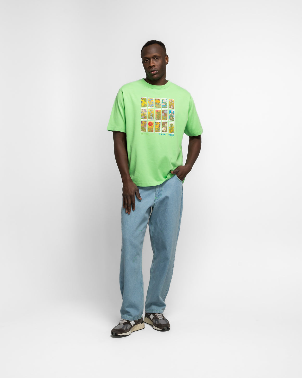 Dudley Coppice - Gardeners Jeans - Forget-Me-Not - UP THERE