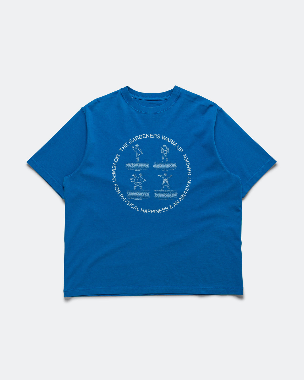 Dudley Coppice - Garderners Warm Up T-Shirt - Blue - UP THERE