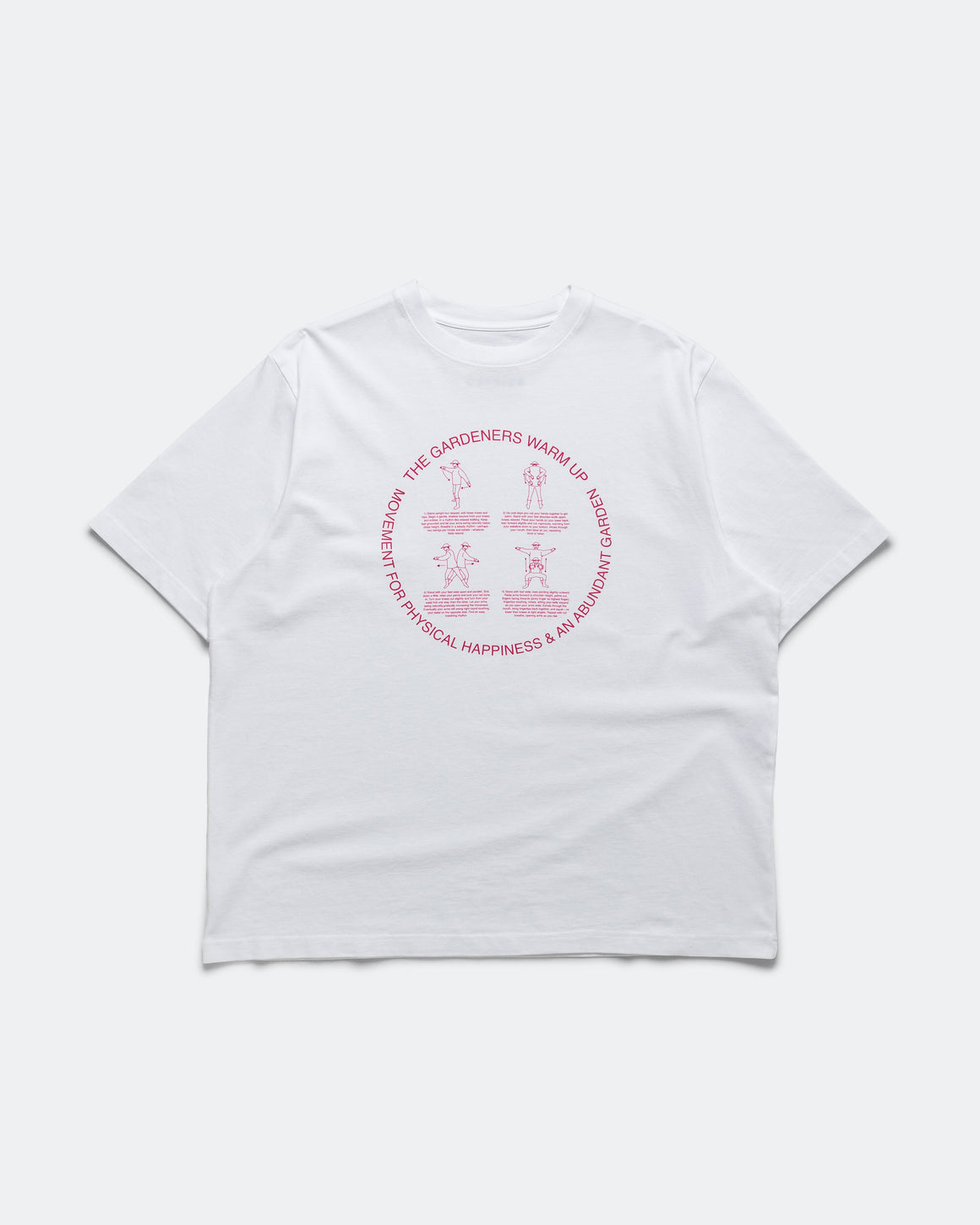 Dudley Coppice - Garderners Warm Up T-Shirt - White - UP THERE