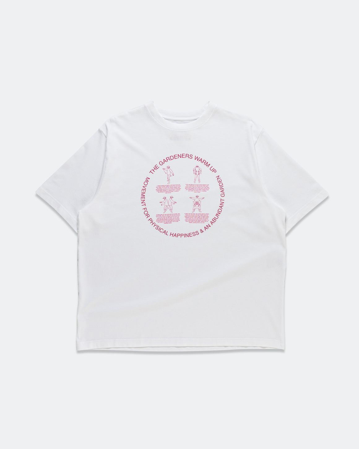 Dudley Coppice - Garderners Warm Up T-Shirt - White - UP THERE