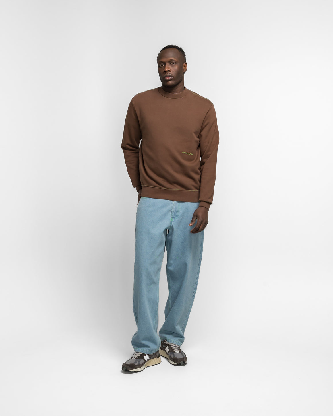 Dudley Coppice - Horticulture Jumper - Walnut - UP THERE