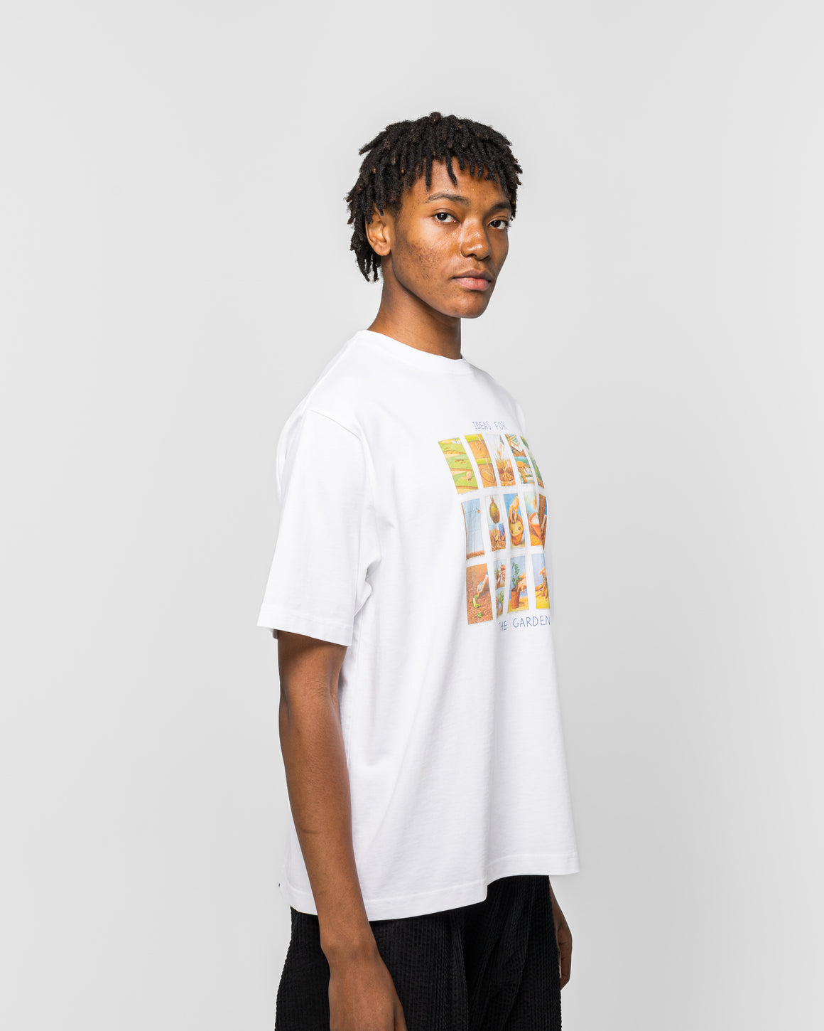 Dudley Coppice - Ideas For The Garden T-Shirt - White - UP THERE