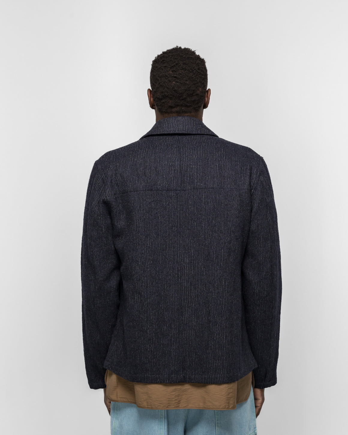 Dudley Coppice - Orchard Jacket - Chalk Stripe - UP THERE