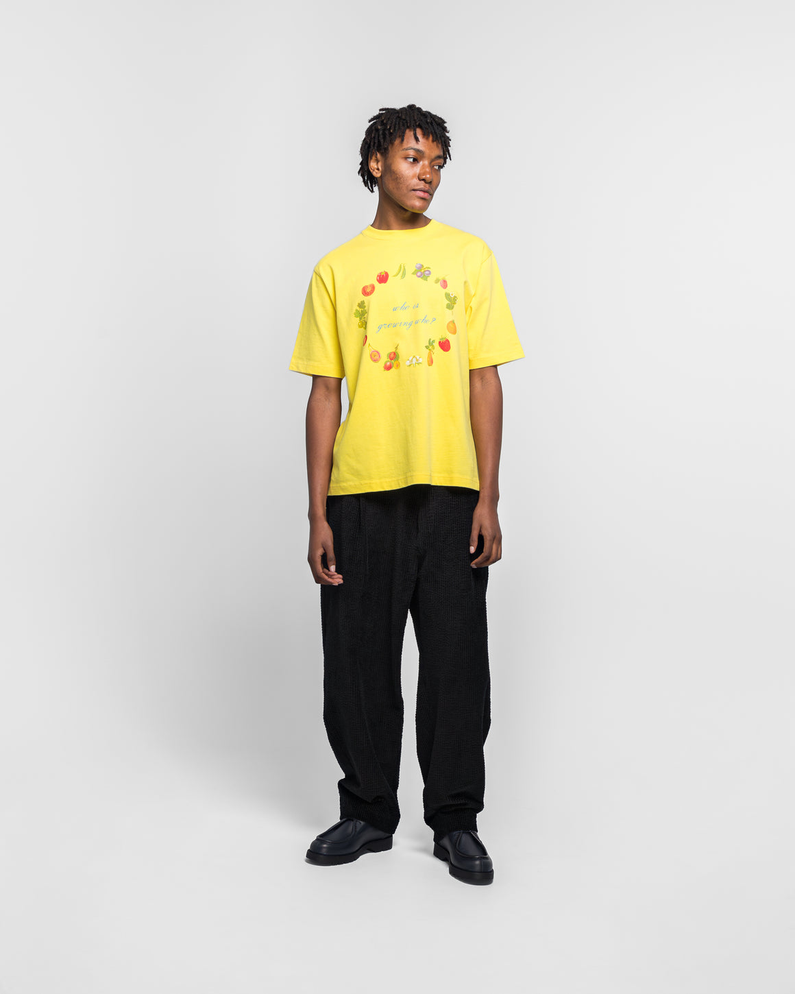 Dudley Coppice - Pleated Trousers - Black Seersucker Cord - UP THERE