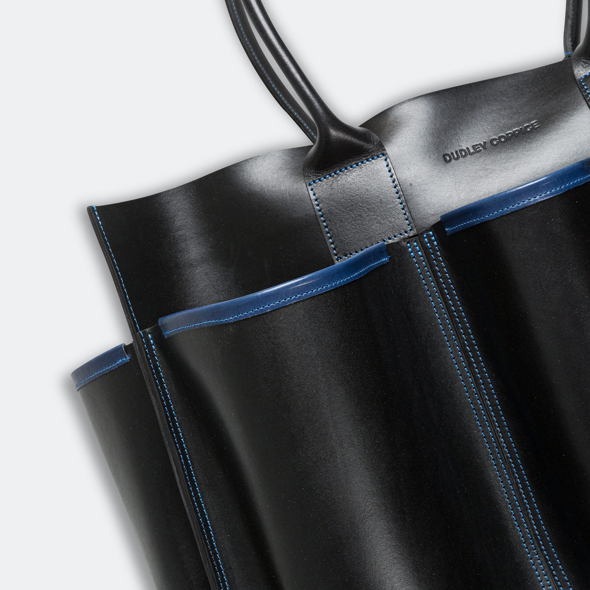 Dudley Coppice - Garderners Bag - Black Leather - UP THERE