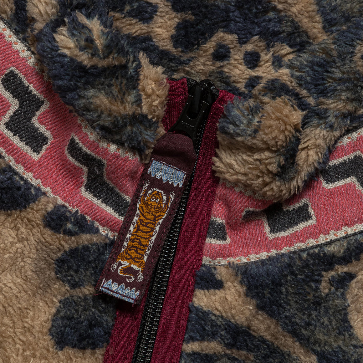 Kapital - DAMASK Fleece ZIP Blouson (VirginMary) - Beige - UP THERE