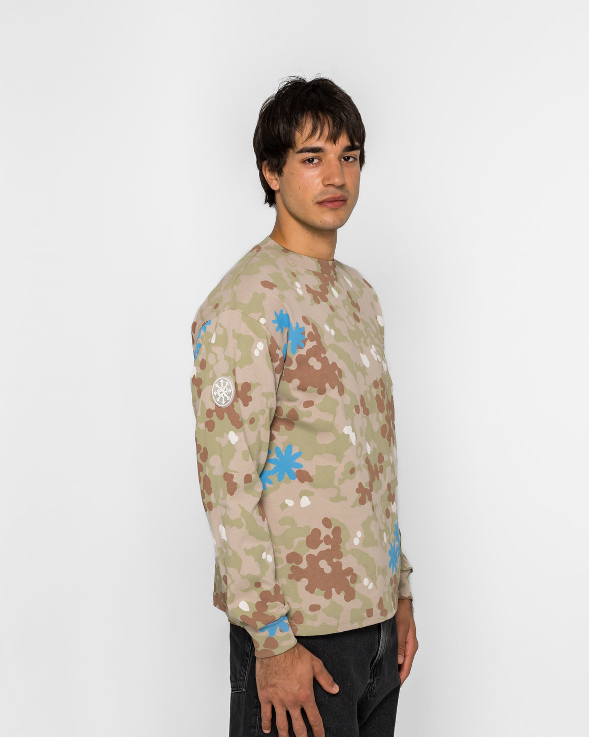 Ecstatic Research - Camo L/S T-Shirt - Camo - UP THERE